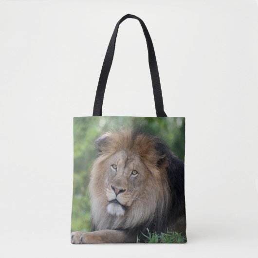 Leeuwen in een bos tote bag (Voorkant)