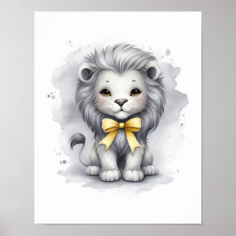 Leeuwen Jungle Nursery Muur Kunst Poster