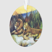  leeuwen ornament (voorkant)