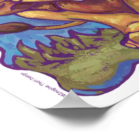 Leeuwen Partij Centrum Poster (Hoek)