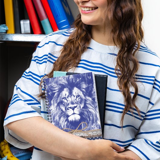 Leeuwen  Pen Illustratie Rustiek Custom Notitieboek