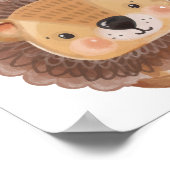 Leeuwen Safari Kinderkamer Poster Kinderkamer Prin (Hoek)