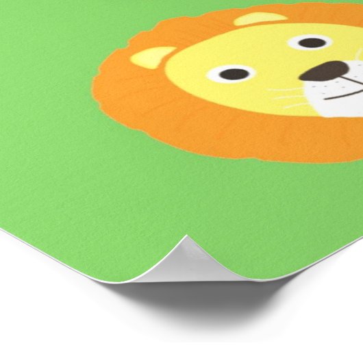 Leeuwen schilderen kunst poster (Hoek)