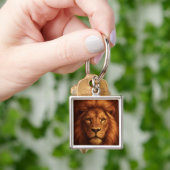 Leeuwen sleutelhanger met moed & geloof (Hand)