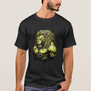 Leeuwen Spieren Beest Motivatie Gym Bodybuilding W T-shirt