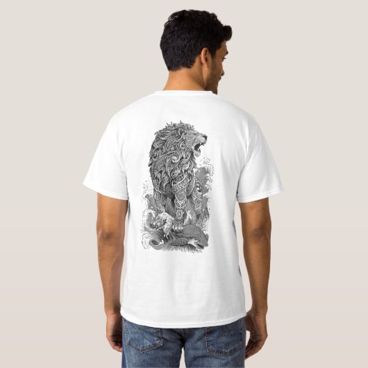Leeuwen T-shirt (Achterkant volledig)