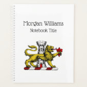 Leeuwen Toren Fleur de Lis Kam Embleem C Planner (Voorkant)