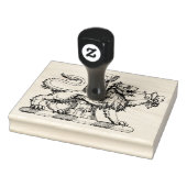 Leeuwen Toren Fleur de Lis Kam Embleem C Rubberstempel (Stempel)