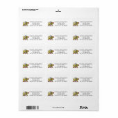 Leeuwen Toren Fleur de Lis Kuif Embleem C Etiket (Full Sheet)