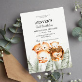 Leeuwen Tropisch Feest | Geslachtsneutraal Kaart