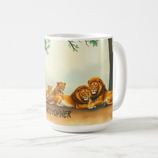Leeuwen Trots Mok (Voorkant rechts)