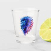 Leeuwen van Amerika Shot Glas (Voorkant)