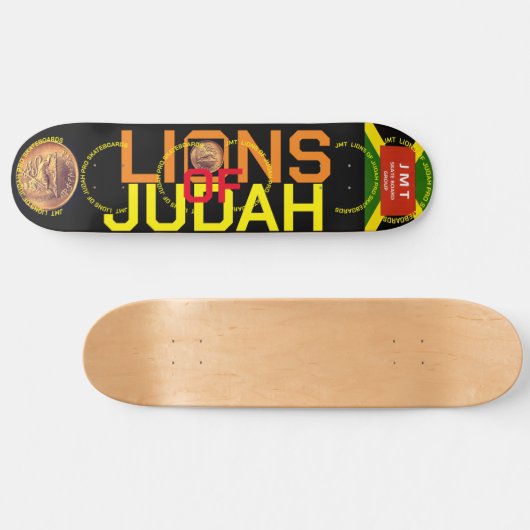LEEUWEN VAN JUDAH. 8 1/4 "Skateboard Deck Persoonlijk Skateboard (Horizontaal)