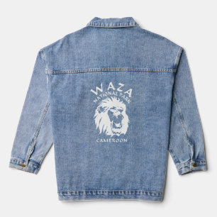 Leeuwen van Waza Nationaal Park - Kameroen Denim Jacket