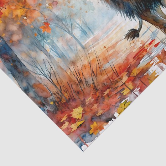 Leeuwen wandelen in de Waterverf Tissuepapier (Detail)