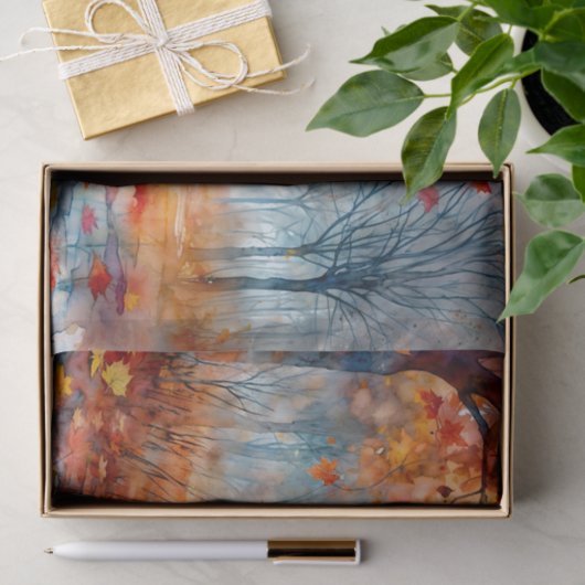 Leeuwen wandelen in de Waterverf Tissuepapier (Geschenk)