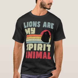 Leeuwen zijn mijn Spirit Animal T-shirt