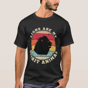 Leeuwen zijn mijn Spirit Animal T-shirt