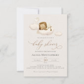 Leeuwenbaby Shower Uitnodiging (Voorkant)