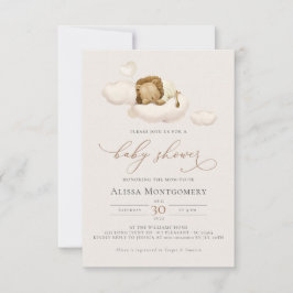 Leeuwenbaby Shower Uitnodiging