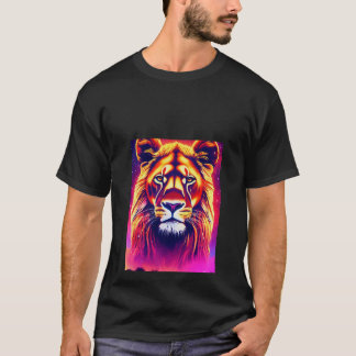 Leeuwenbedrukt T-shirt