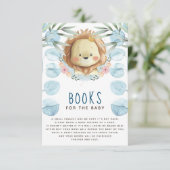 Leeuwenboeken voor de Baby Informatiekaartje (Staand voorkant)