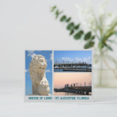 Leeuwenbrug St. Augustine Briefkaart (Staand voorkant)