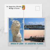 Leeuwenbrug St. Augustine Briefkaart (Voorkant / Achterkant)