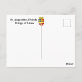 Leeuwenbrug St. Augustine Briefkaart (Achterkant)