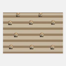 Leeuwencadeauverpakking Inpakpapier Vel