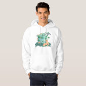 Leeuwendans bij het Lotusmeer Hoodie (Voorkant volledig)