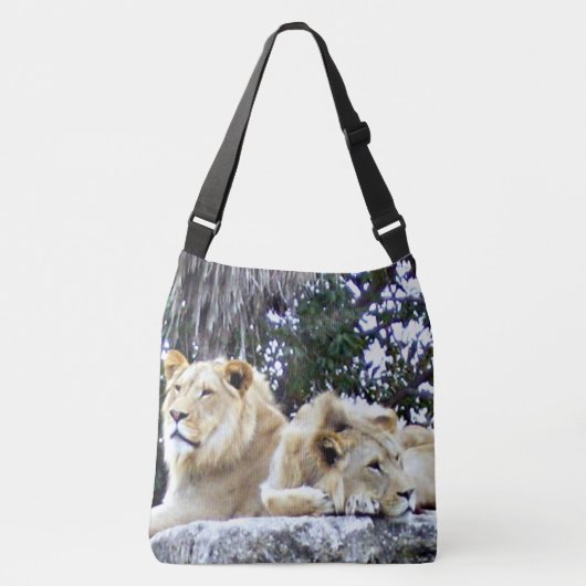 Leeuwenduo Crossbody Tas (Voorkant)