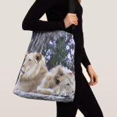 Leeuwenduo Crossbody Tas (Dichtbij)