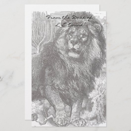 leeuwenfabriek briefpapier (Voorkant / Achterkant)