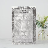 leeuwenfabriek briefpapier (Staand voorkant)