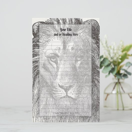  leeuwenfabriek briefpapier (Staand voorkant)