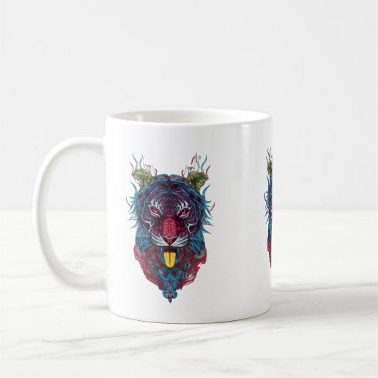 Leeuwenfamilie koffiemok (Links)