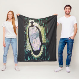Leeuwengebrul Fleece Deken