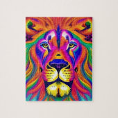 leeuwengelaatpuzzel legpuzzel (Verticaal)