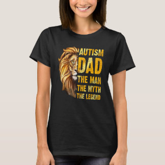 Leeuwengezicht Autisme Papa De Man De Mythe De Leg T-shirt