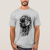 Leeuwengezicht, majestueuze leeuw, wilde leeuw t-shirt (Voorkant)