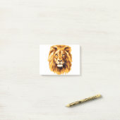 Leeuwengezicht Post-it® Notes (Op bureau)