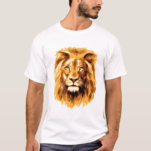Leeuwengezicht T-shirt (Voorkant)
