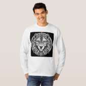 Leeuwengezicht T-shirt (Voorkant volledig)