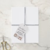 Leeuwengigers en Beren Dierlijk Baby shower Cadeau Cadeaulabel (Met Touw)