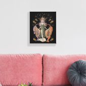 Leeuwengodin Sekhmet Leeuwin Egyptische Godin Leeu Canvas Afdruk (Insitu (Woonkamer))