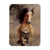 Leeuwenhart Magneet (Verticaal)