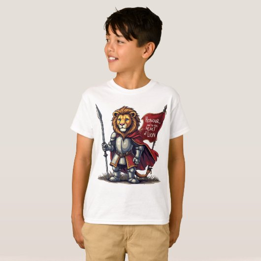 Leeuwenhart T-shirt (Voorkant volledig)