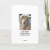 Leeuwenhoofd 'Happy Birthday' kaart (Achterkant)
