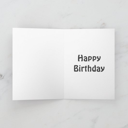 Leeuwenhoofd 'Happy Birthday' kaart (Binnen)